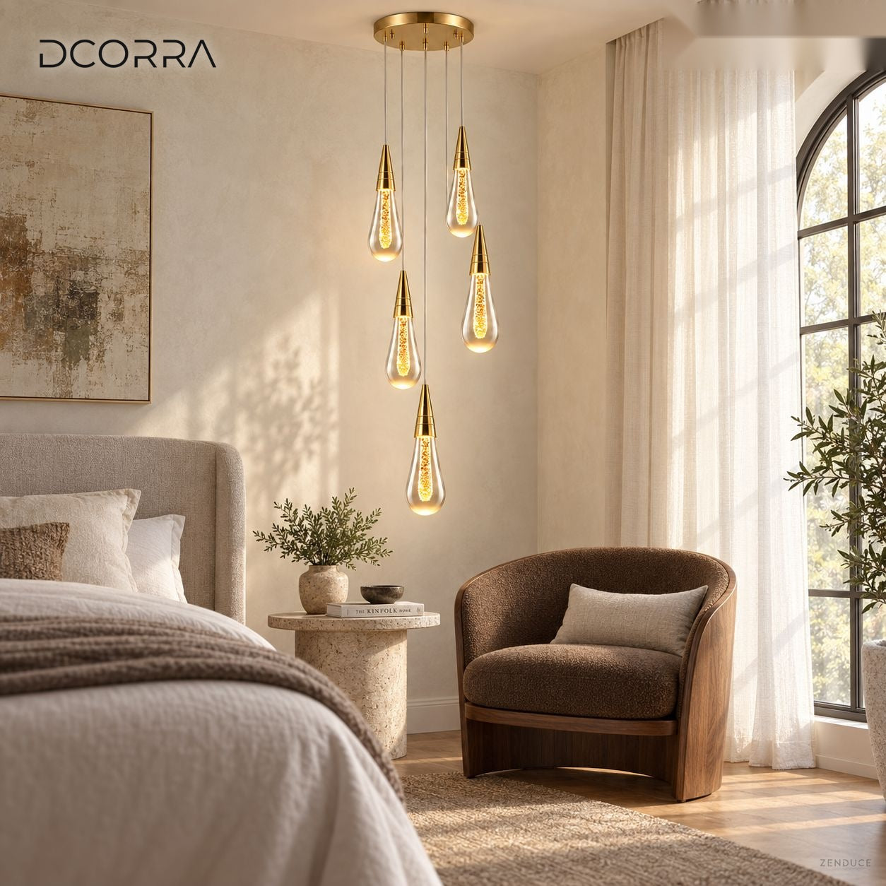 Crystal Raindrop Cascade Chandelier - view 9