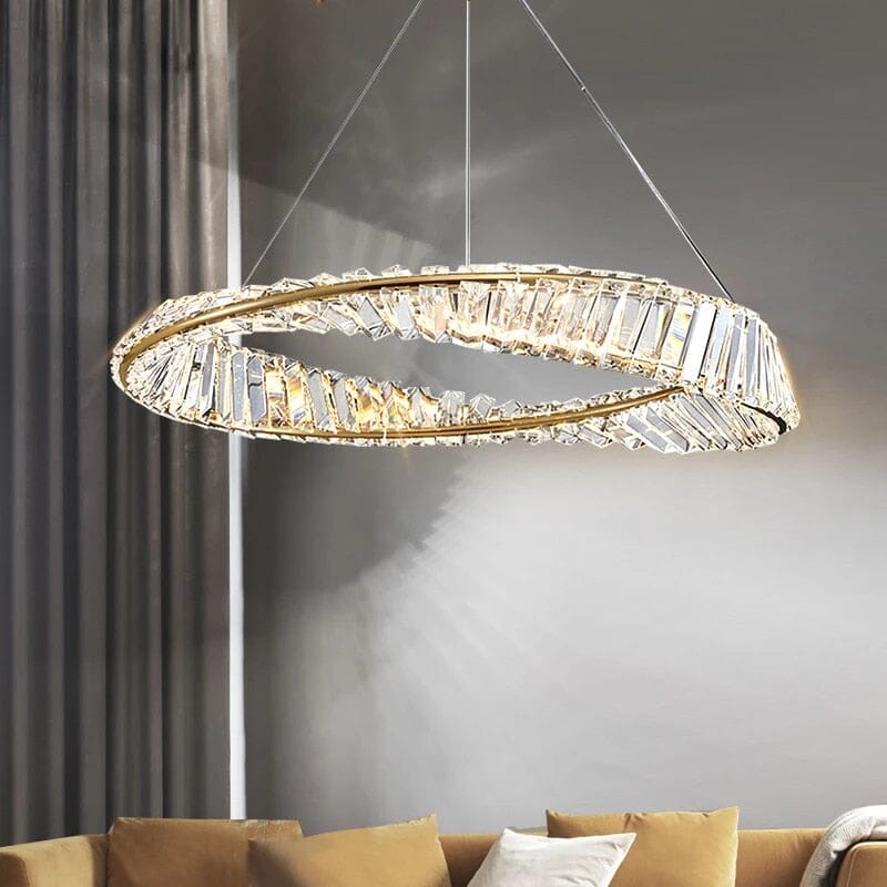 Crystal Ring LED Chandelier - view 10