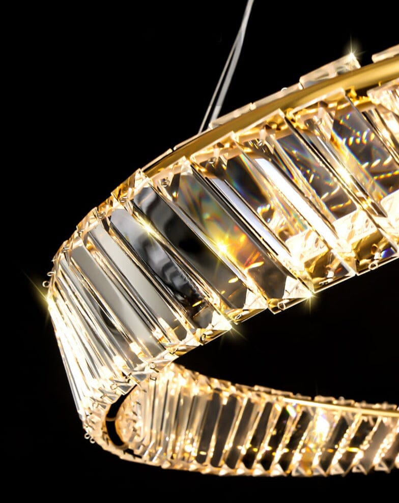 Crystal Ring LED Chandelier - view 12