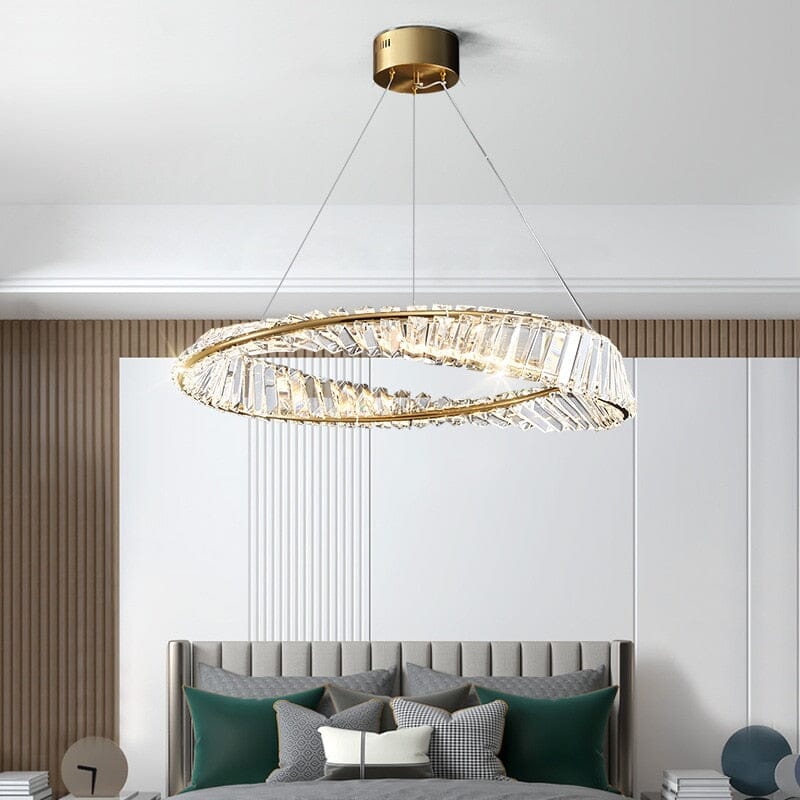 Crystal Ring LED Chandelier - view 4