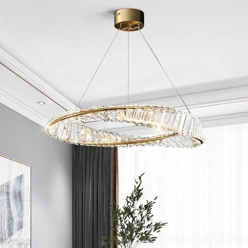 Crystal Ring LED Chandelier - view 5