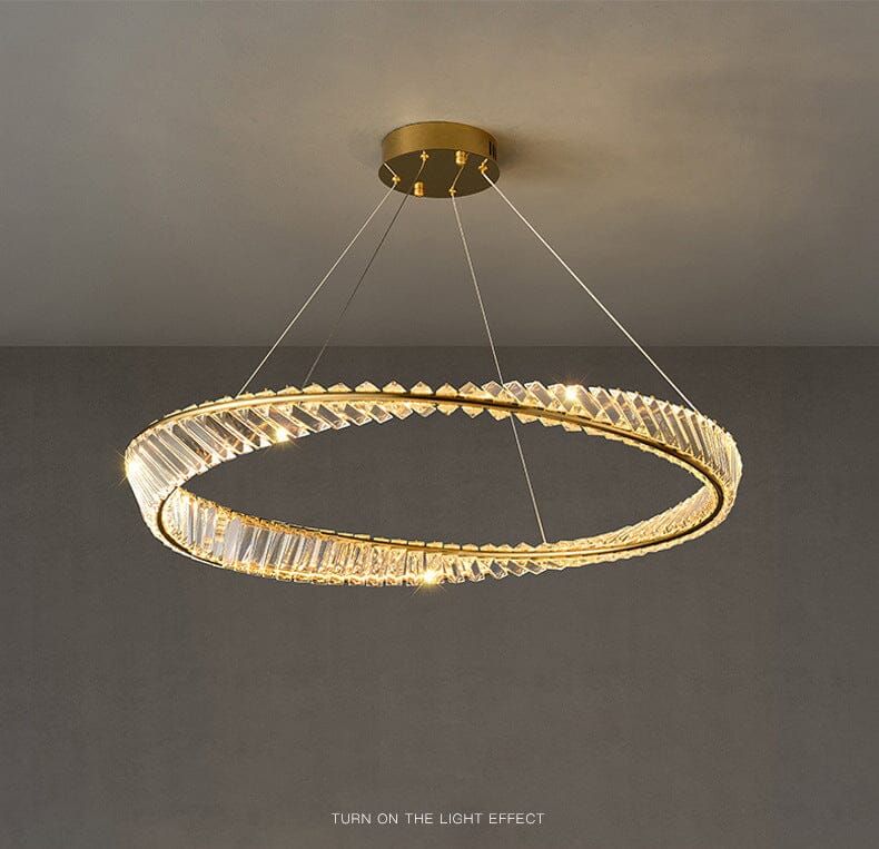 Crystal Ring LED Chandelier - view 7