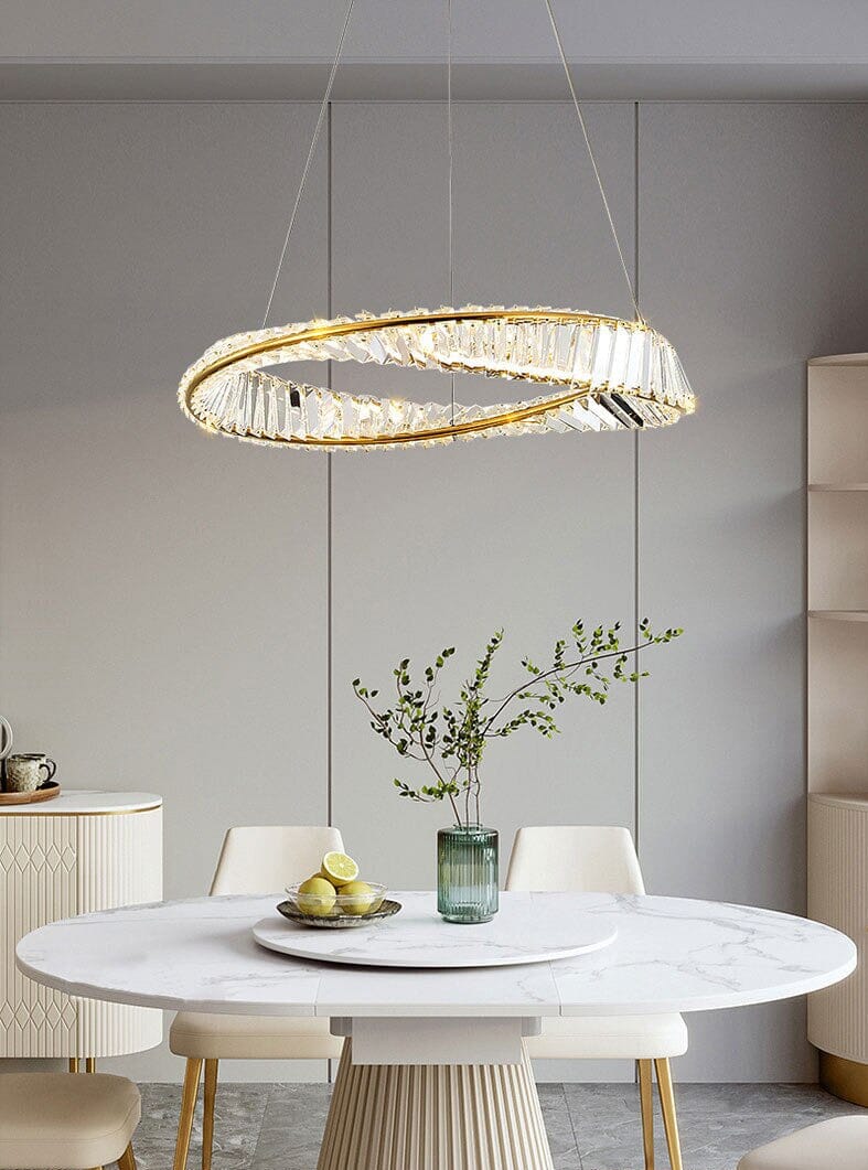 Crystal Ring LED Chandelier - view 8