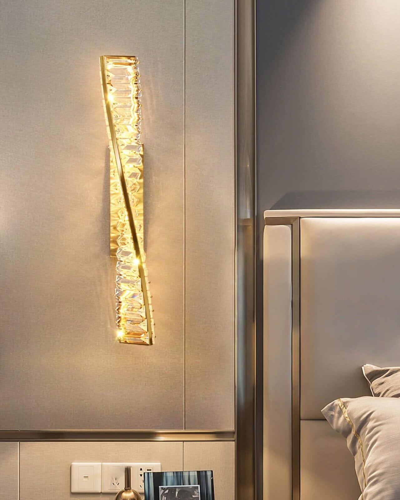 Crystal Spiral Wall Lamp - view 10