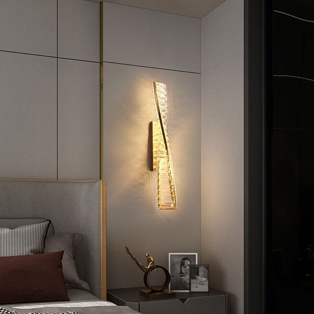 Crystal Spiral Wall Lamp - view 2