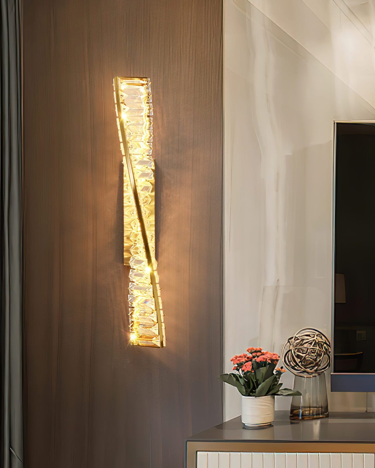 Crystal Spiral Wall Lamp - view 8