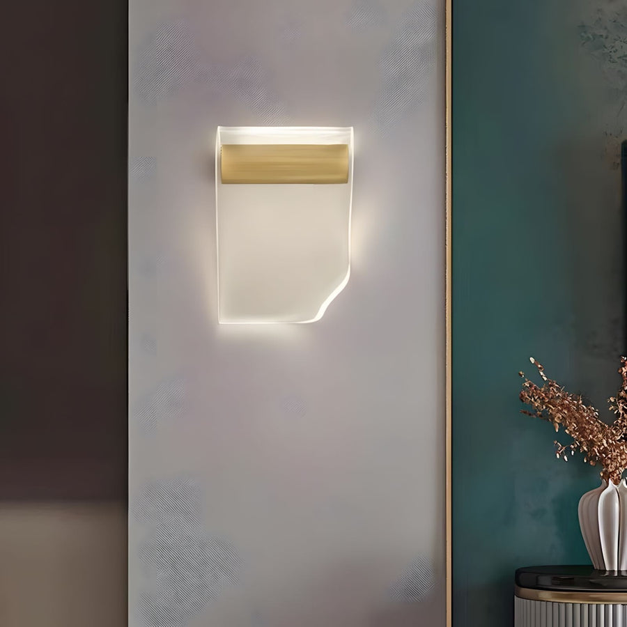 Curved Acrylic Wall Light
