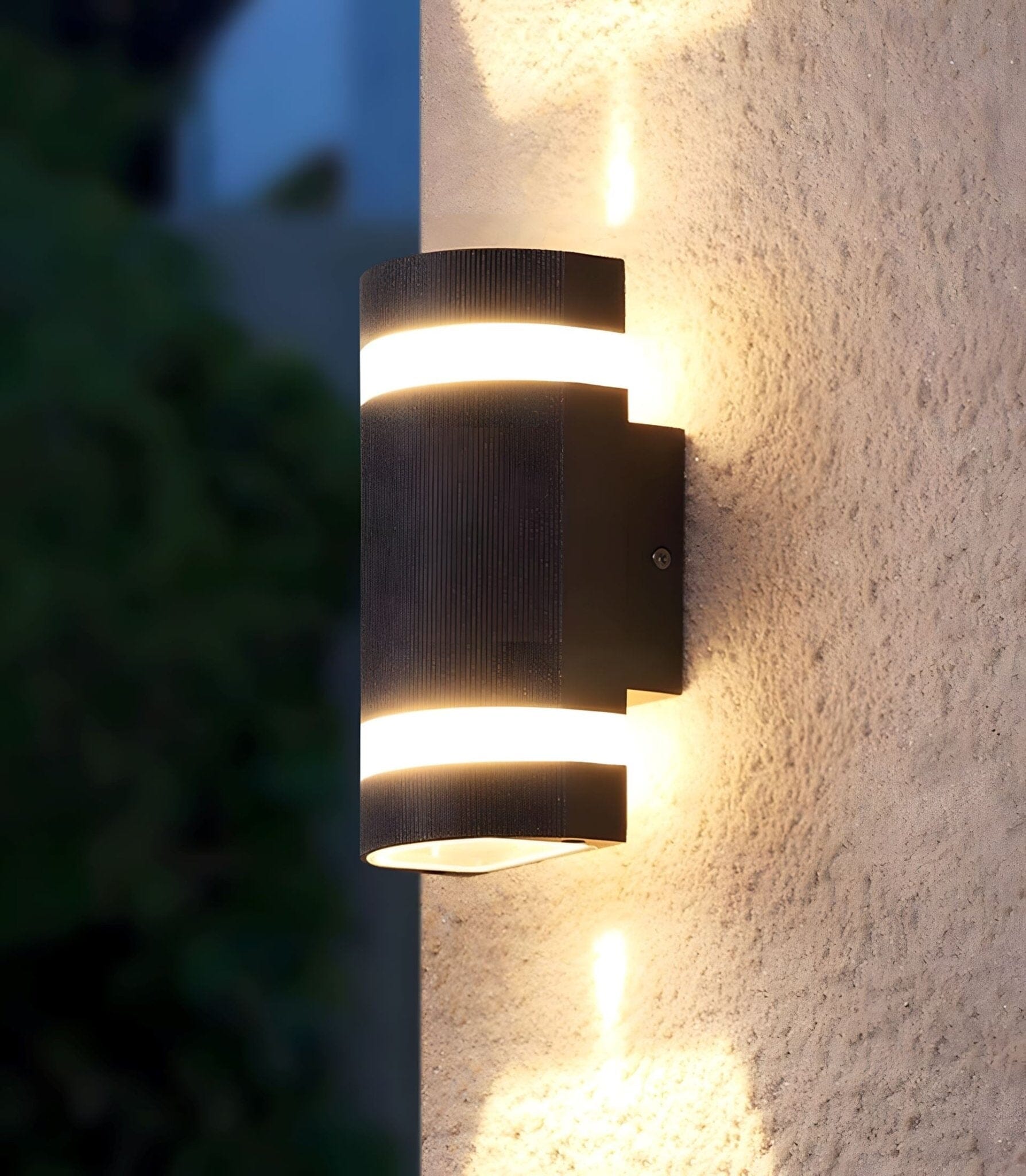 Curved Up & Down LED Wall Sconce - view 2