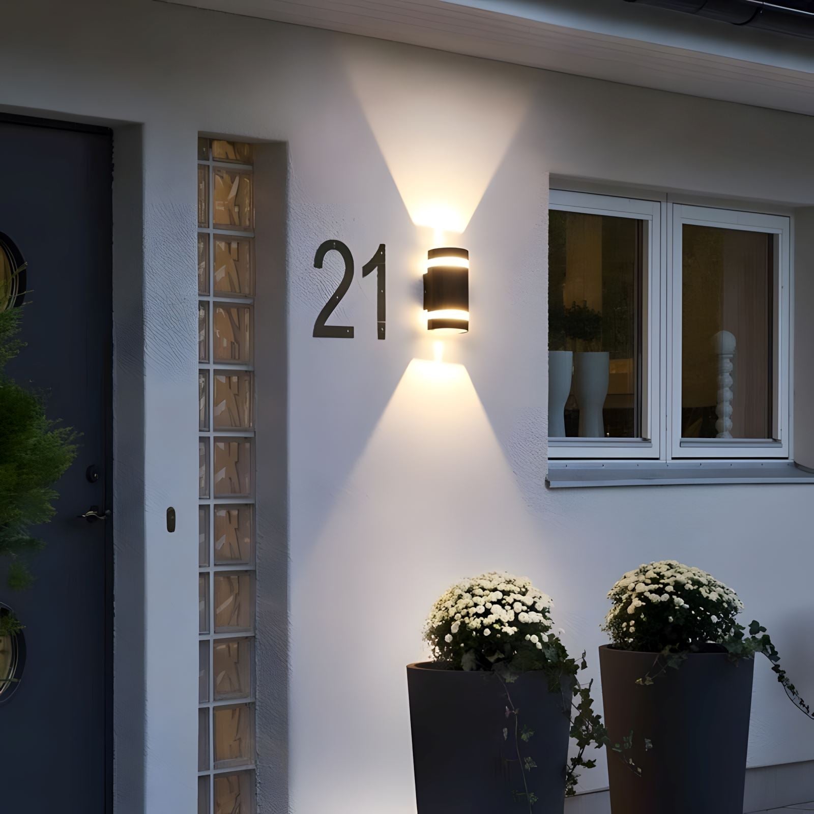 Curved Up & Down LED Wall Sconce - view 5