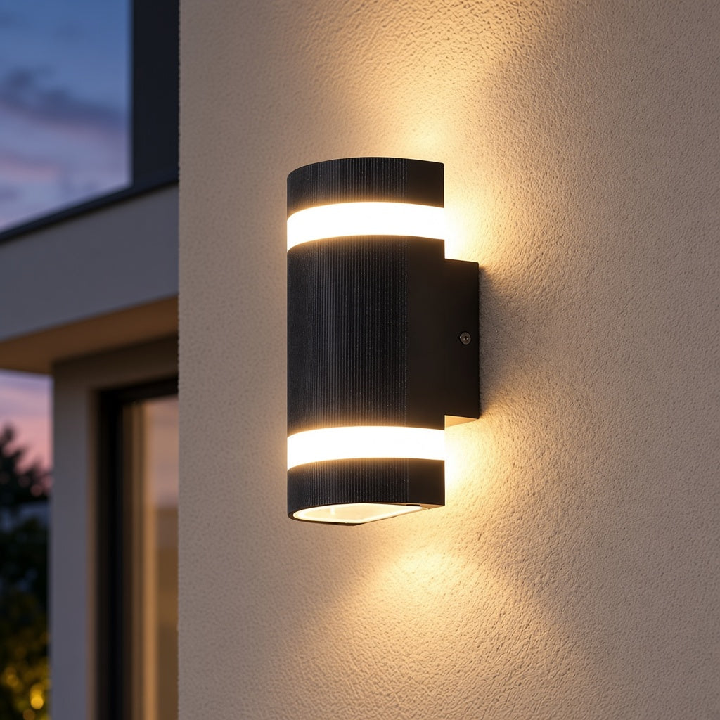 Curved Up & Down LED Wall Sconce