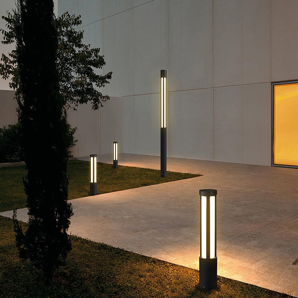 Cylindrical LED Bollard & Pole Light - 31''