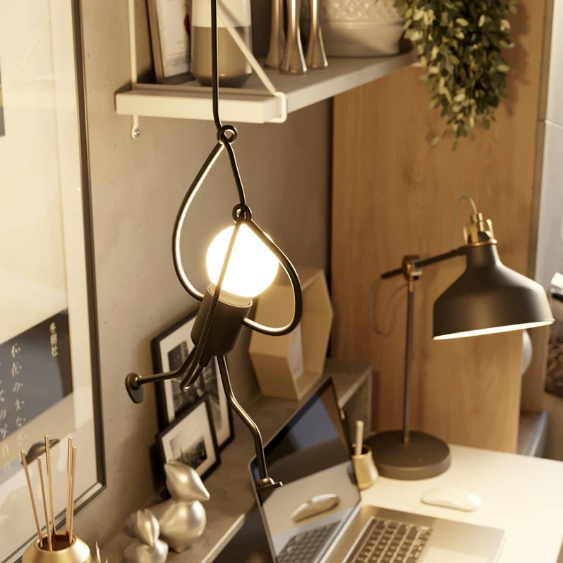 Playful Modern Pendant Light in a home office