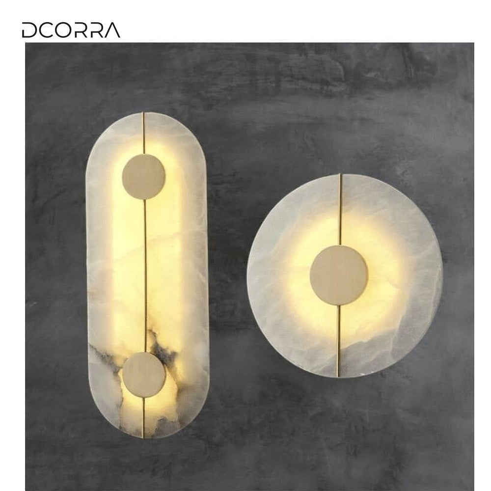 Marble Disc Wall Sconce - view 5