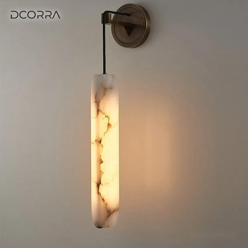 Natural Marble Pendant Wall Sconce