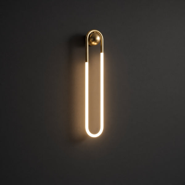 Oval Loop LED Wall Light