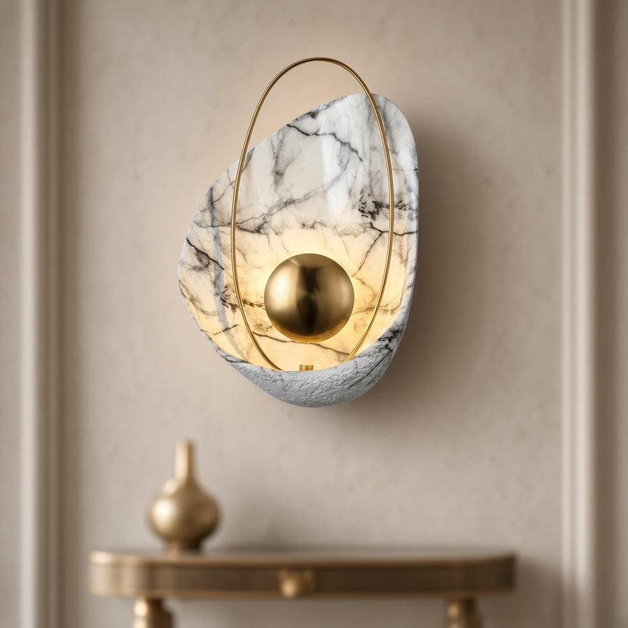 Shell Shaped Wall Lamp