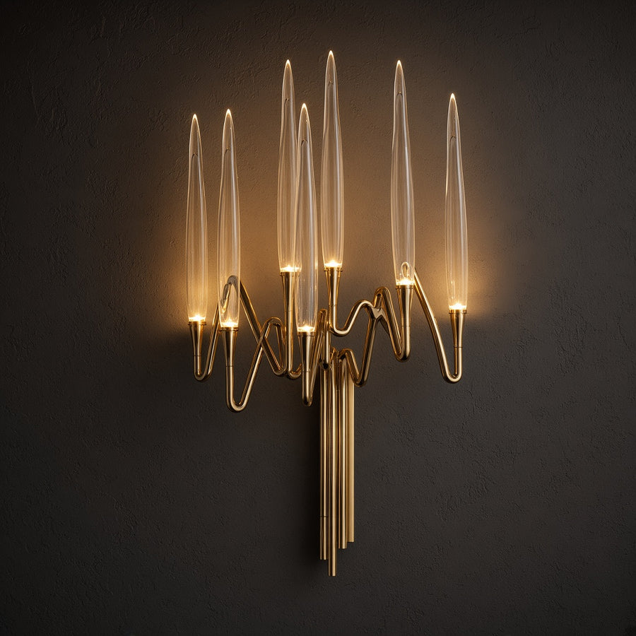 Seven Light Metal Wall Light