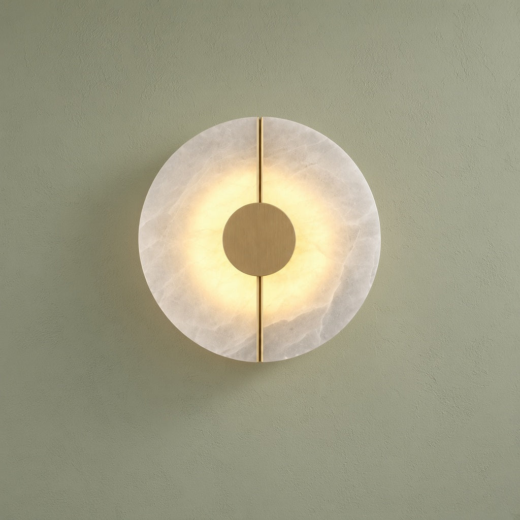 Marble Disc Wall Sconce