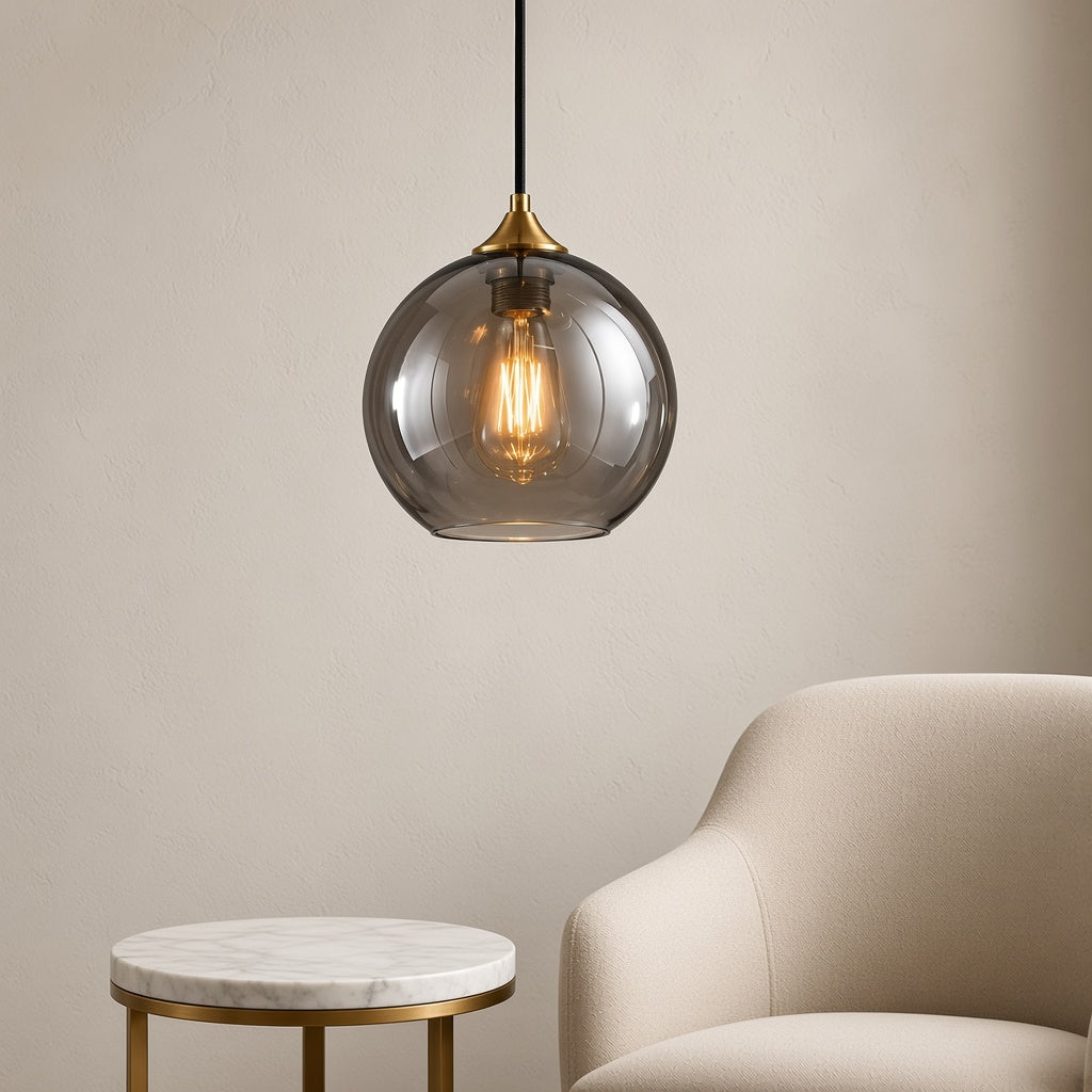 Globe Glass Pendant Light