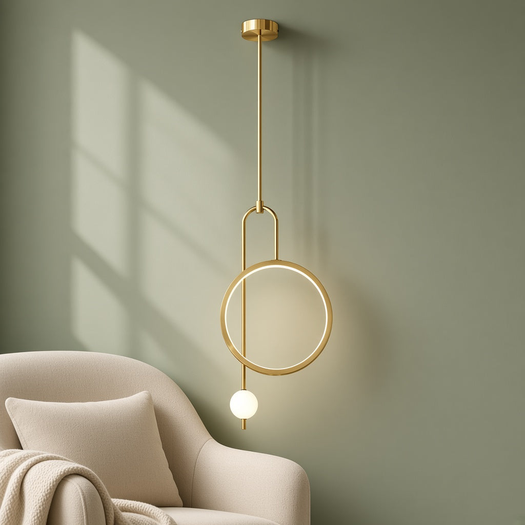 Modern Ring Pendant Light