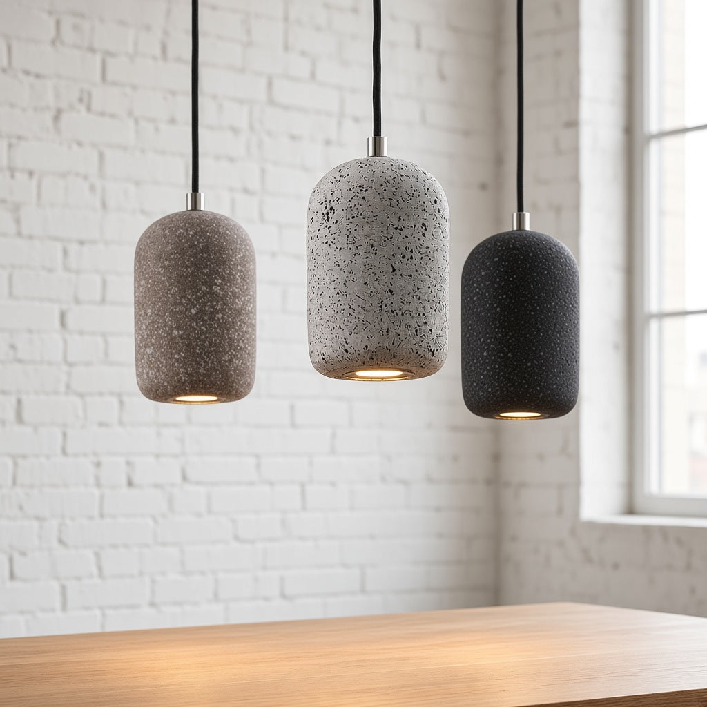 Nordic Cement Look Pendant Light