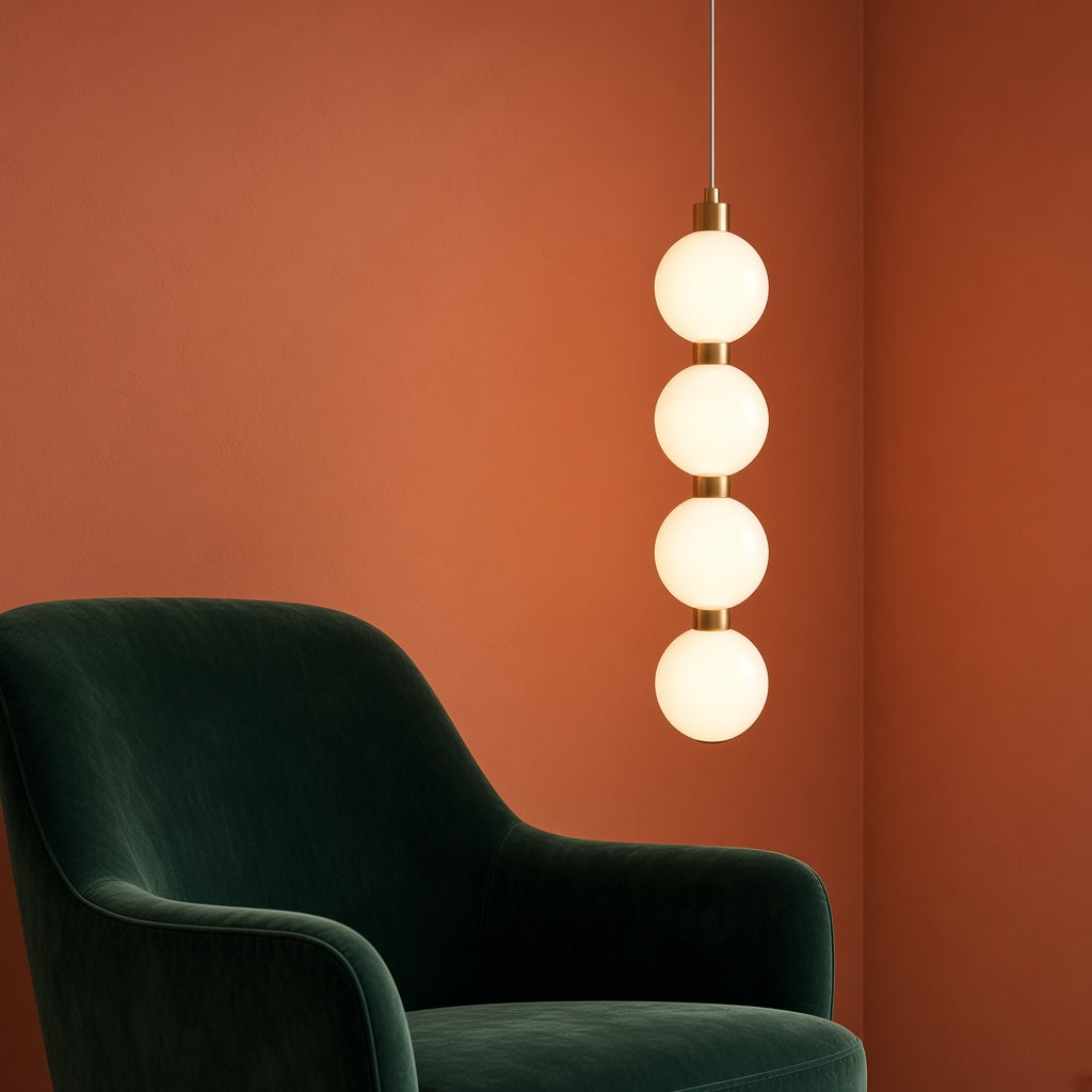 Stacked Sphere Pendant Light