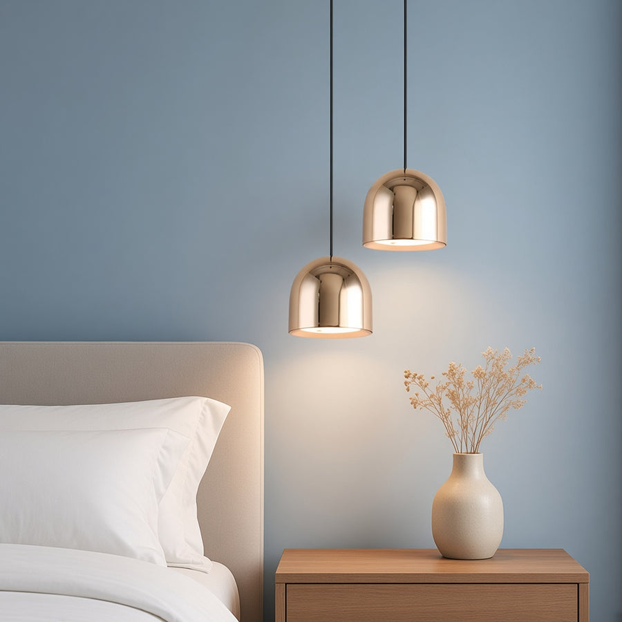Mini Aluminum Dome LED Pendant Light