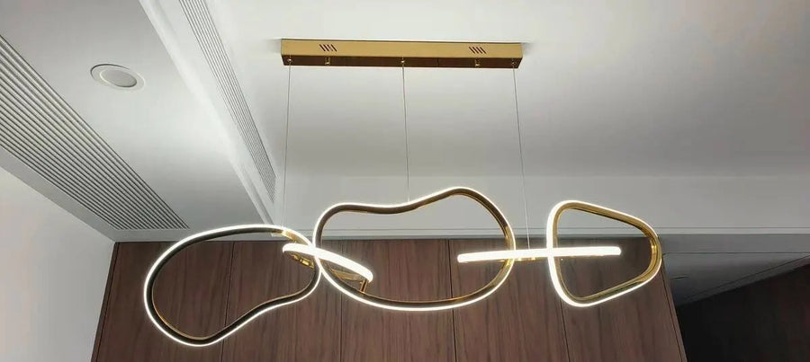 Customer photo – sculpted chandelier