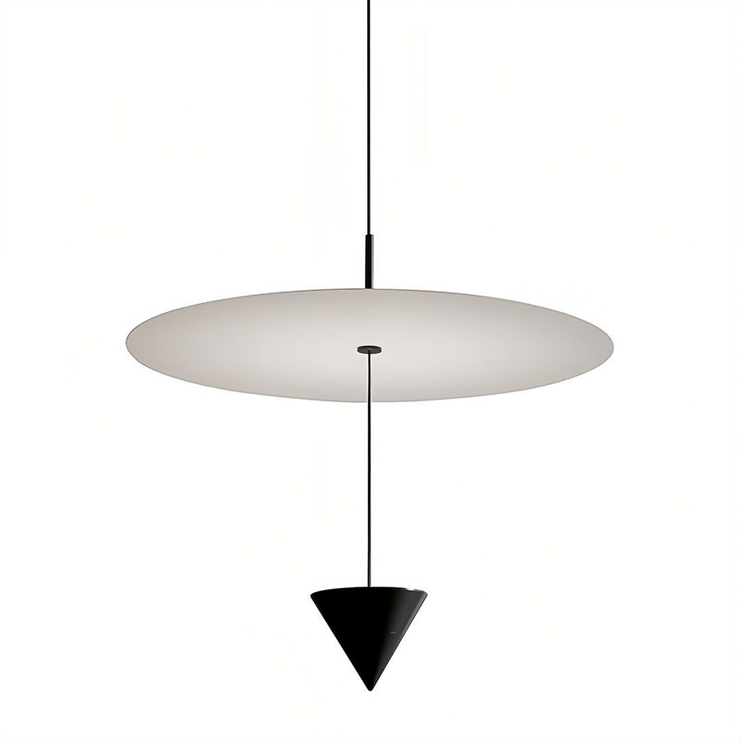 Disc and Cone Minimalist LED Pendant Light - view 10