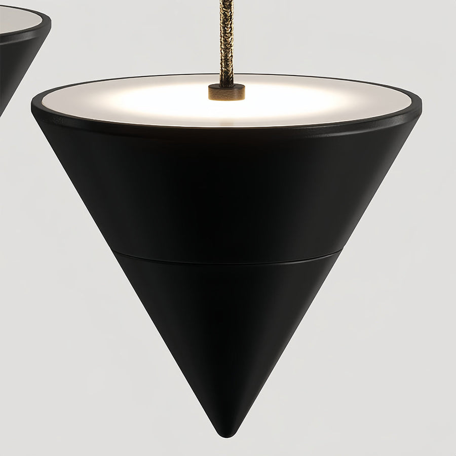 Disc and Cone Minimalist LED Pendant Light