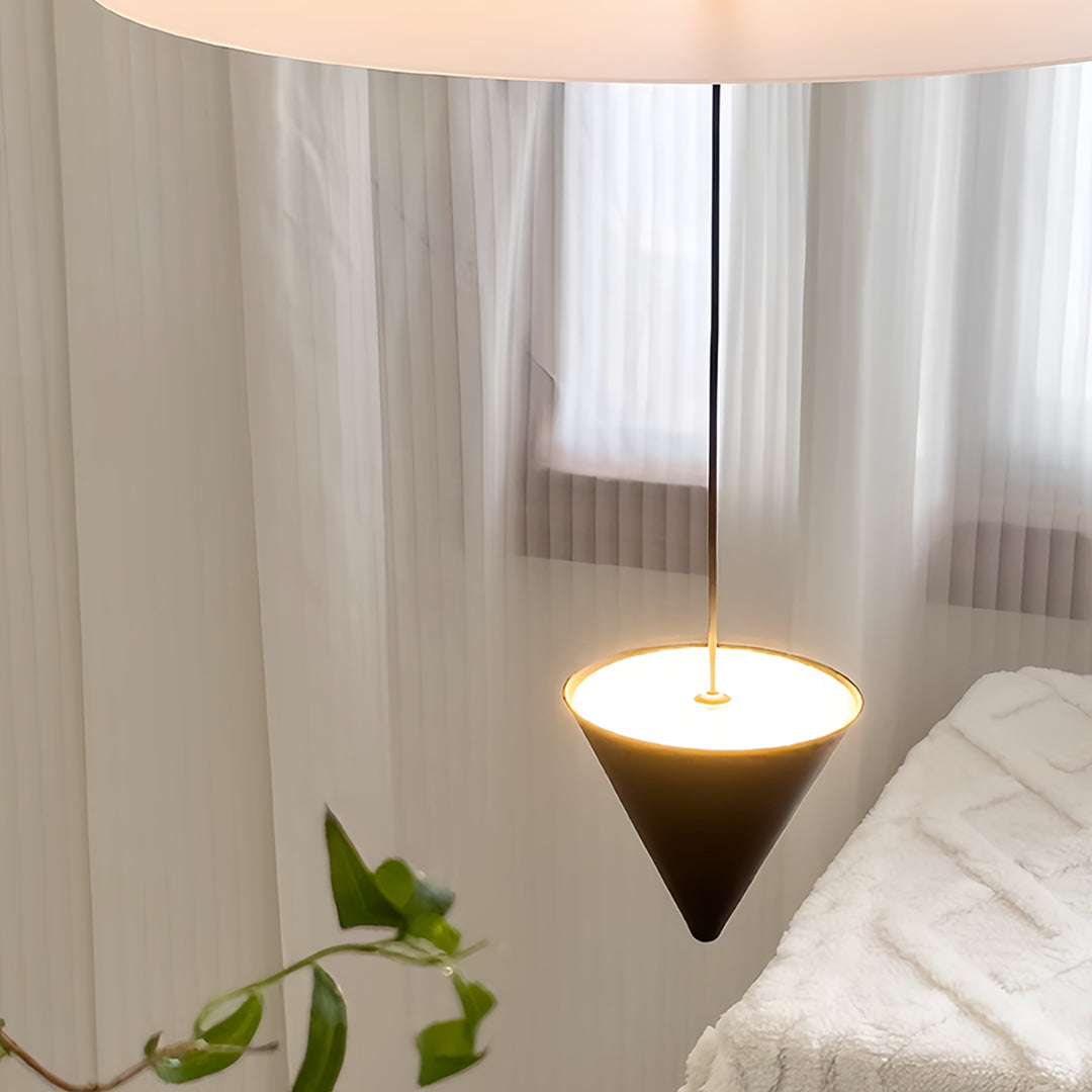 Disc and Cone Minimalist LED Pendant Light - view 3