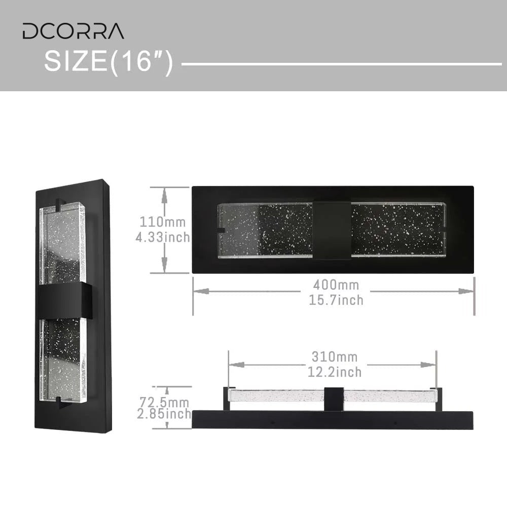Double Bubble Glass LED Wall Light - view 3