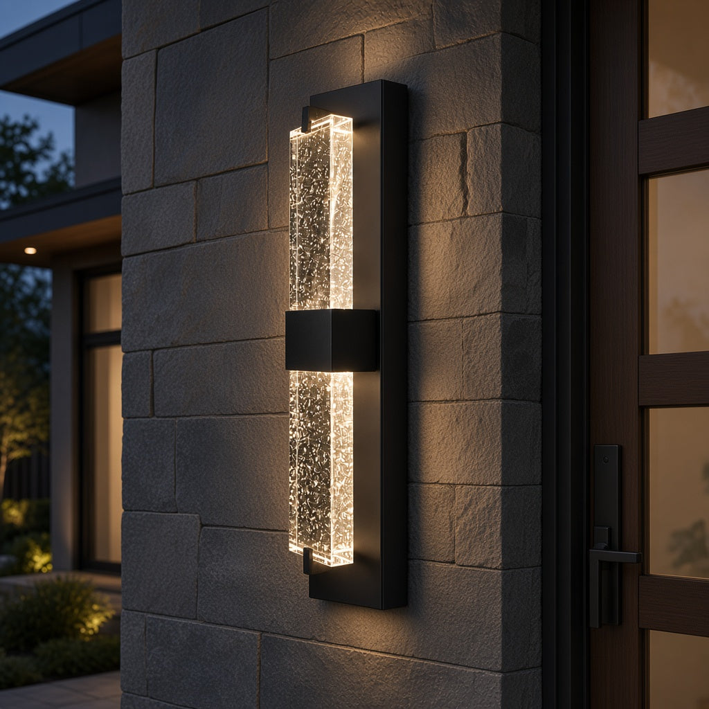 Double Bubble Glass LED Wall Light
