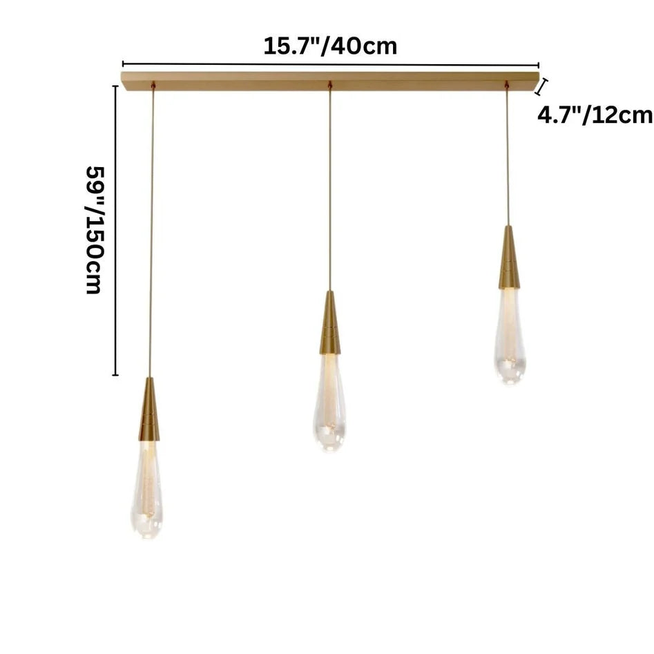 Golden Glow Pendant Light