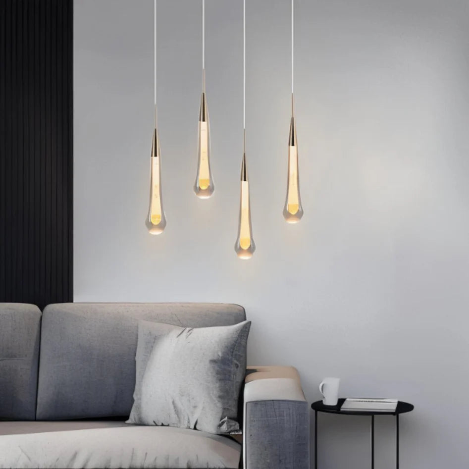 Golden Glow Pendant Light