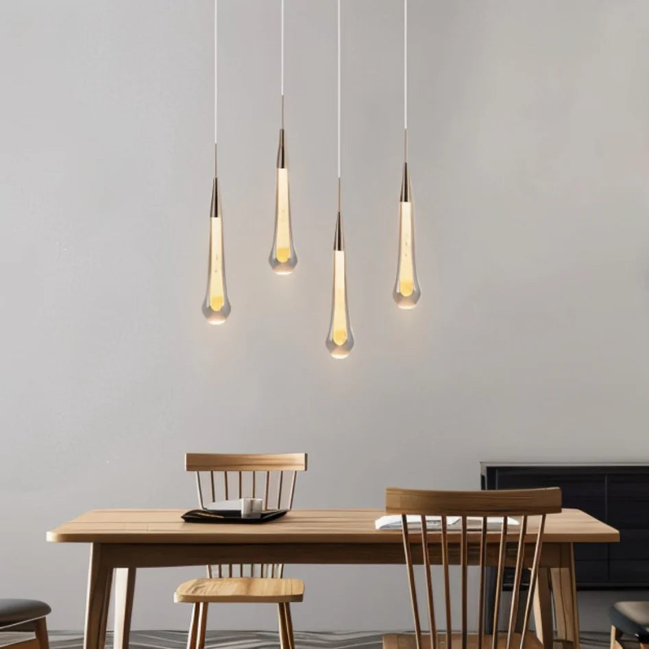 Golden Glow Pendant Light