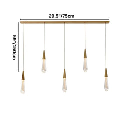 Golden Glow Pendant Light