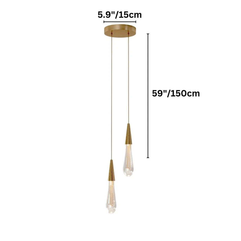 Golden Glow Pendant Light