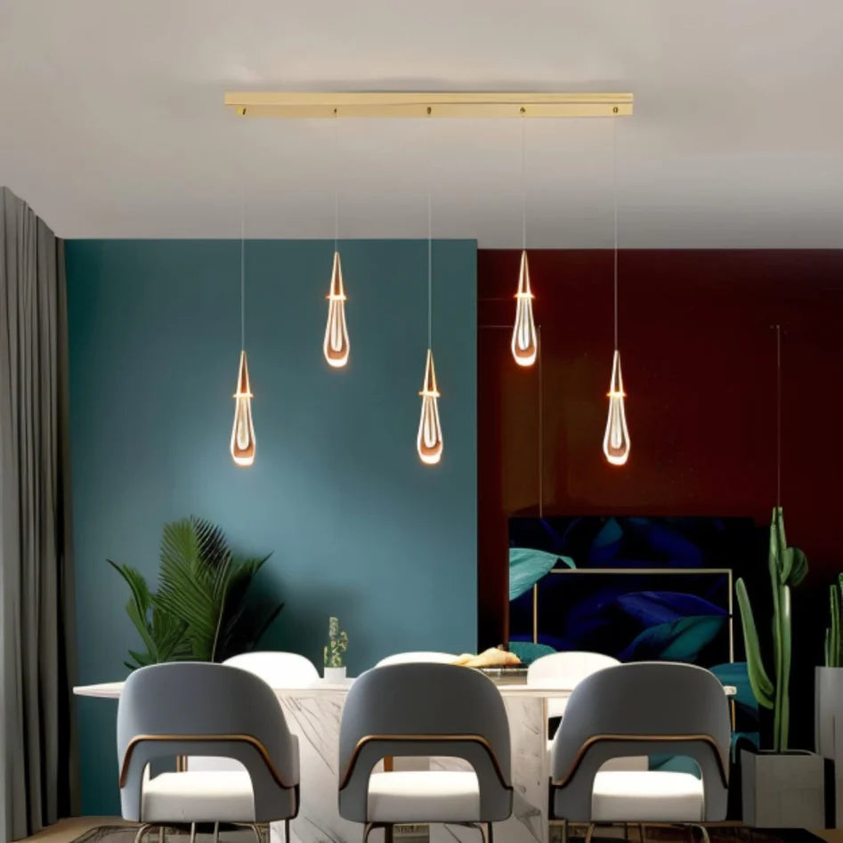 Golden Glow Pendant Light