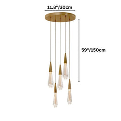 Golden Glow Pendant Light