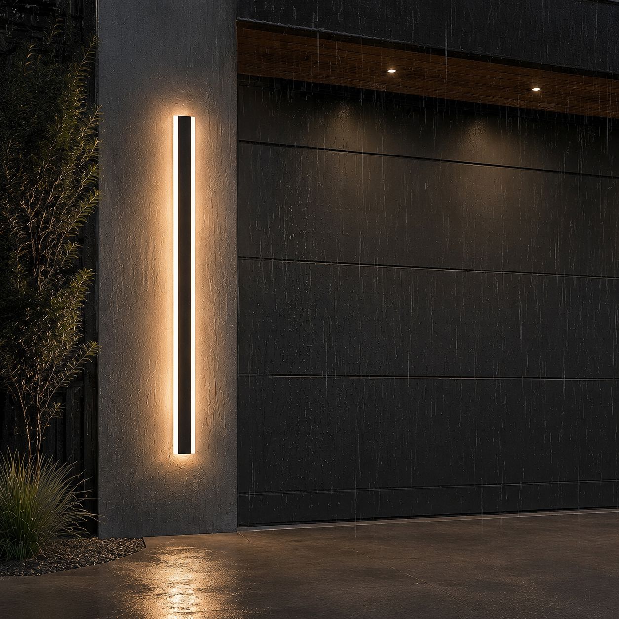 Dusk-to-Dawn Linear LED Wall Light - view 4
