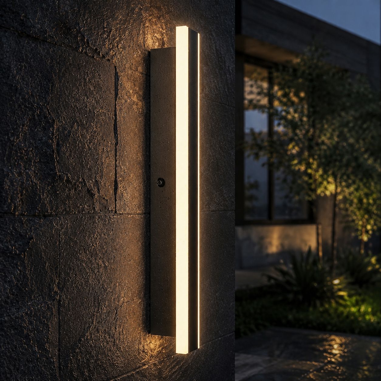 Dusk-to-Dawn Linear LED Wall Light - view 6