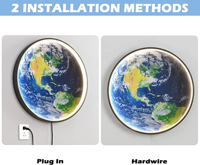 Earth Globe LED Wall Light with Remote - view 13