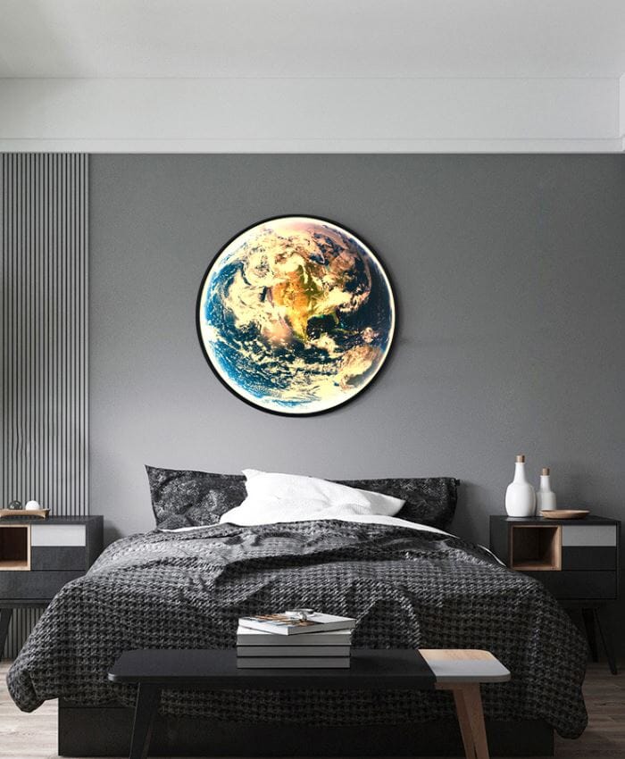 Earth Globe LED Wall Light with Remote - view 3