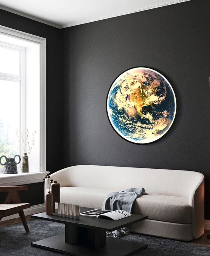 Earth Globe LED Wall Light with Remote - view 4