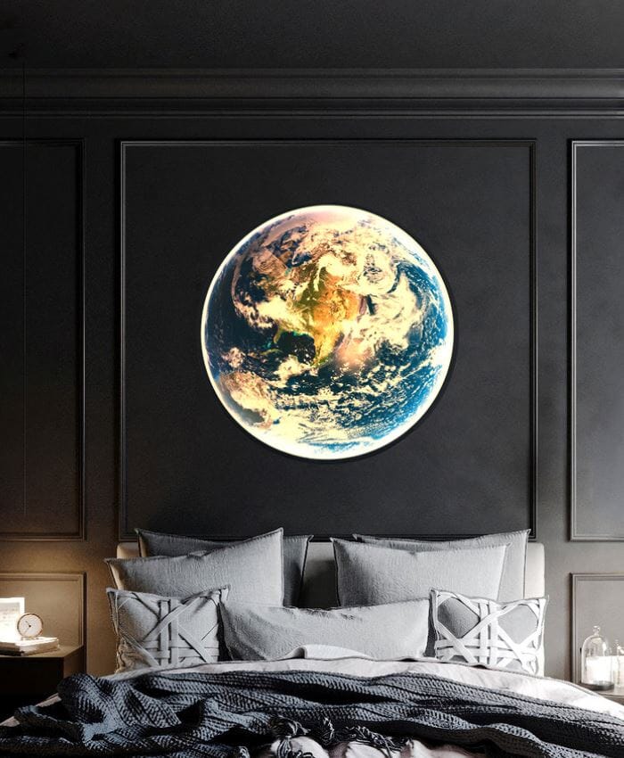 Earth Globe LED Wall Light with Remote - view 5