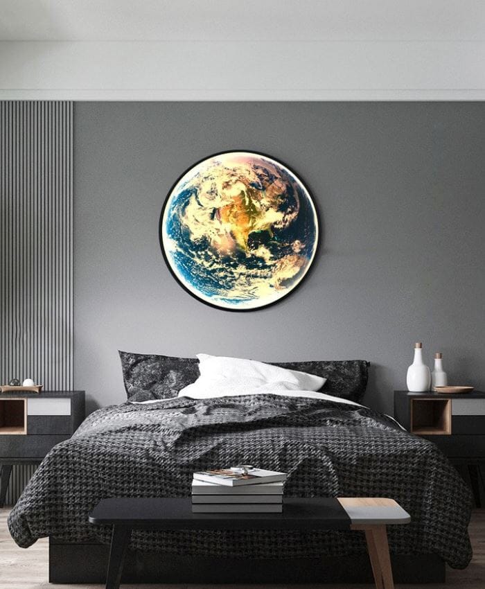 Earth Globe LED Wall Light with Remote - view 6