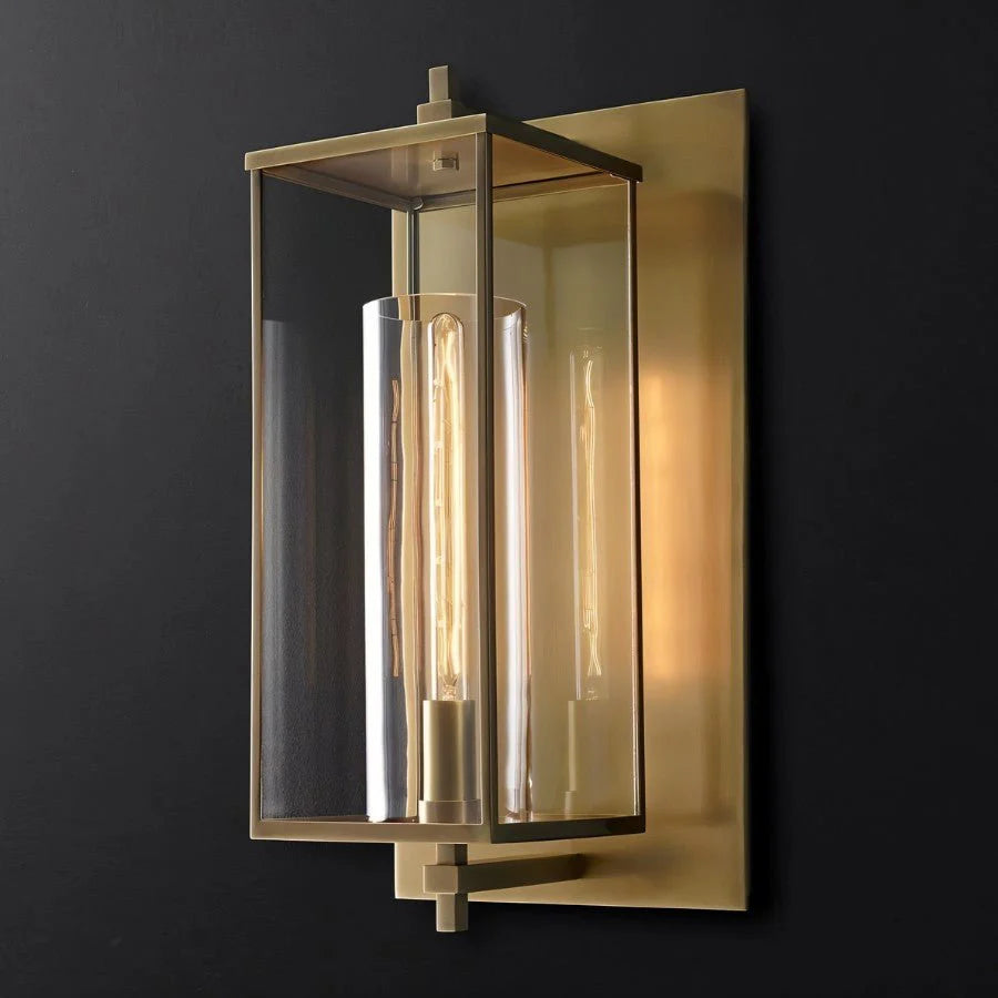 Premium Brass & Crystal Wall Fixture