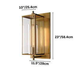 Premium Brass & Crystal Wall Fixture