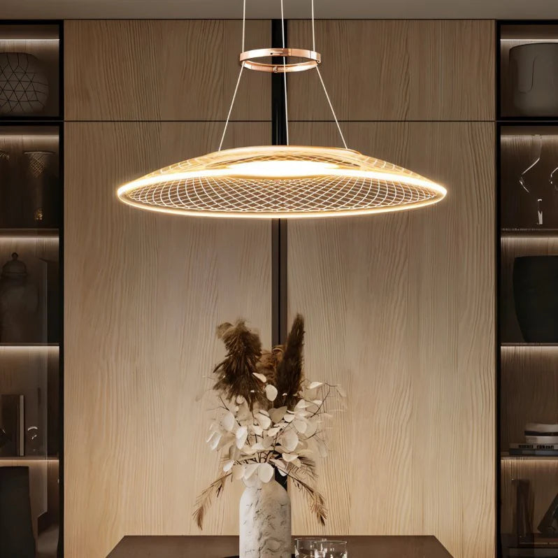 Majestic Elegance Chandelier in Remote Control (Dimmable + 3000K to 6000K), 1 Ring - 23.6" / 60cm - 46W